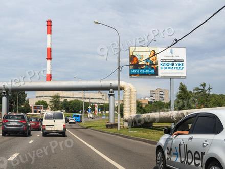 Рекламная конструкция Боровское ш.  17-15, 250 м после Х с ул. Приречная (Фото)