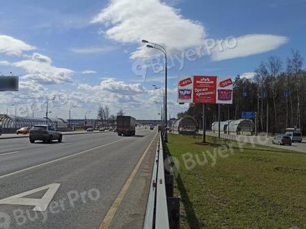 Рекламная конструкция Калужское шоссе, 24км + 200м, справа, на разделительной полосе (Фото)