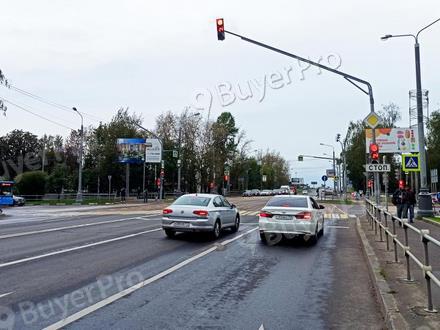 Рекламная конструкция Московский, ул. Атласова, на пересечении с Проектируемым проездом №5258 (Фото)