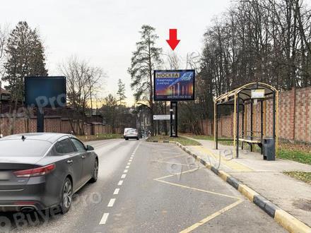 Рекламная конструкция г. Химки, ул. Заречная, вблизи коттеджного поселка Машкинские Холмы, 63 (Фото)