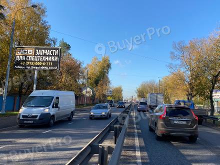 Рекламная конструкция Егорьевское шоссе 2 км. 030 м. (правая сторона по ходу движения из г. Москвы) (Фото)