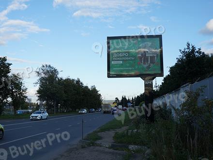 Рекламная конструкция г. Одинцово,  00км+150м, слева от Минского шоссе, напротив, д. 16 по ул. Восточная (Фото)