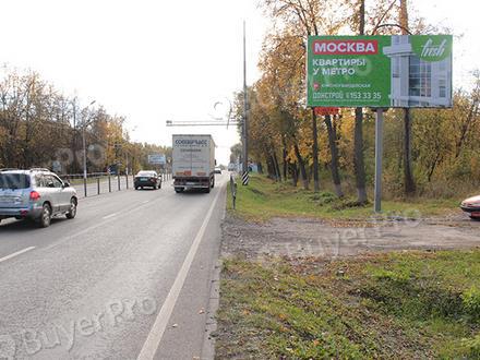 Рекламная конструкция г. Подольск, а/д Старосимферопольское шоссе, 48 км + 150 м, справа (Фото)