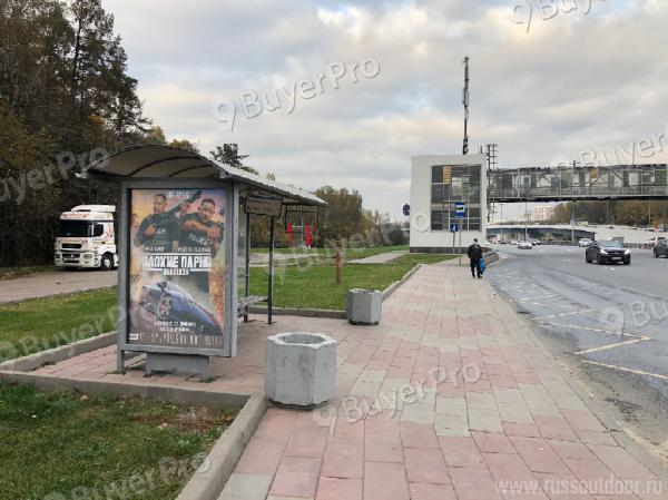 Рекламная конструкция Киевское шоссе - ост. Дудкино (из центра) (Фото)
