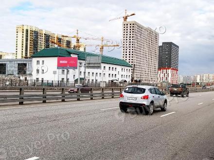Рекламная конструкция Боровское шоссе, съезд на ул. Булата Окуджавы (Фото)