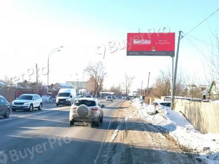 Рекламная конструкция Щелковское шоссе, 27км+580м слева (д. Медвежьи Озёра, д. 34) (Фото)