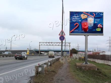 Рекламная конструкция Осташковское ш. 2км+130м, левая сторона (Фото)