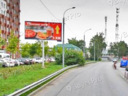 Рекламная конструкция г.о. Люберцы, Егорьевское шоссе, ЖК Новокрасково, д. 1, корп. 4 (Фото)