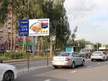 Рекламная конструкция г. Щёлково, Фряновское шоссе, км 19+100, лево, перед поворотом со стороны области на пос. Литвиново, ЖК Литвиново, №903B (Фото)