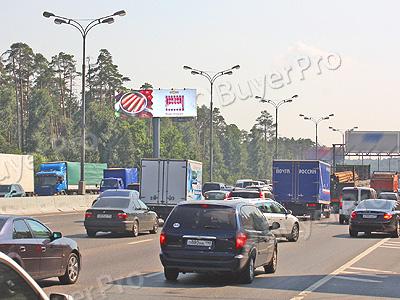 Рекламная конструкция МКАД, 61,17 км Слева при движении от Новорижского ш. в сторону Рублевского ш. (Фото)