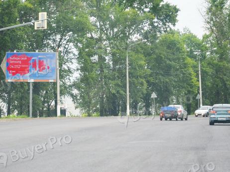 Рекламная конструкция г. Чехов, Симферопольское шоссе (старое), км 71+240 право, выезд из города в сторону Москвы, Шоколадная фабрика (Фото)