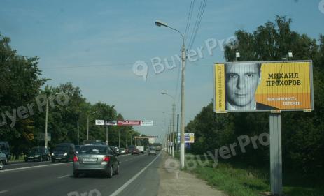 Рекламная конструкция г. Чехов, Московская улица, поворот на улицу Полиграфистов (Фото)