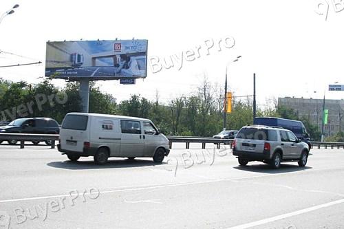 Рекламная конструкция Варшавское шоссе, напротив д.52 / 500 м. после развилки с Каширским шоссе (Фото)