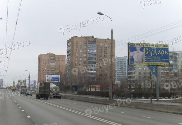 Рекламная конструкция Носовихинское ш., д.14, пересечение с ул. Котовского (Фото)