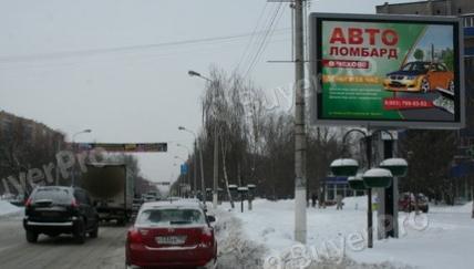 Рекламная конструкция Чехова ул., д.2, 100 м до Привокзальной площади (Фото)