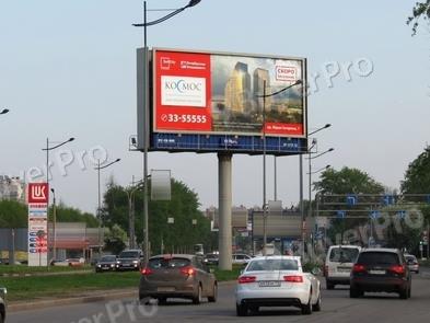 Рекламная конструкция Витебский пр./ Рощинская ул.(разделитель) из центра  (Фото)