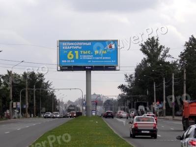 Рекламная конструкция Выборгское ш. / Просвещения (в город)  (Фото)
