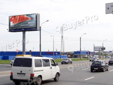 Рекламная конструкция Индустриальный пр-т / Шафировский пр-т, въезд на виадук в центр  (Фото)