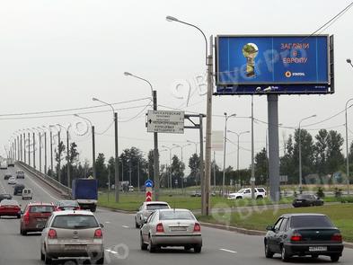 Рекламная конструкция Индустриальный пр-т / Шафировский пр-т, въезд на виадук из центра  (Фото)