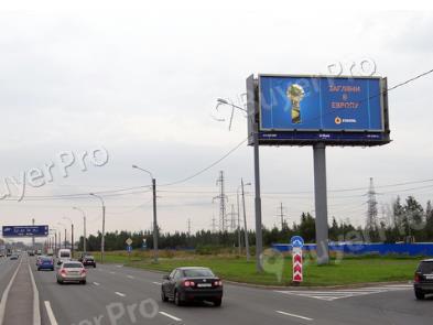 Рекламная конструкция Индустриальный пр-т / Шафировский пр-т, съезд с виадука в центр  (Фото)