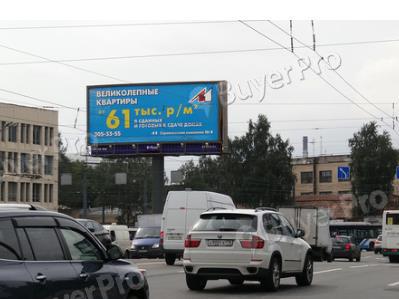 Рекламная конструкция Красногвардейская пл. / Новочеркасский пр-т в центр  (Фото)