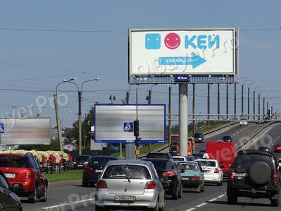 Рекламная конструкция Культуры пр. / Суздальский пр. из города  (Фото)