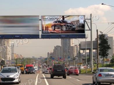 Рекламная конструкция Маршала Жукова пр-т / Петергофское ш. в центр правый  (Фото)