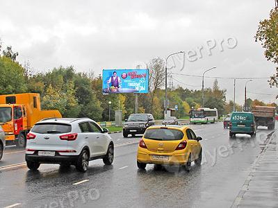 Рекламная конструкция Борисовские Пруды ул., д. 7, н-в (поз. 2)  (Фото)