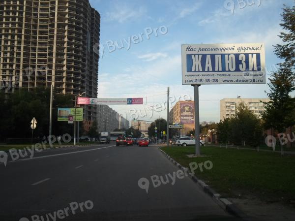 Рекламная конструкция Юбилейный пр-т., д.23В, вход в Городской парк (Фото)