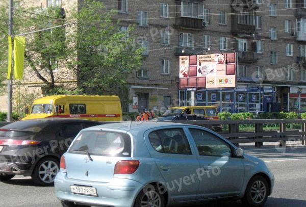 Рекламная конструкция Сущевский Вал улица, ТТК, пересечение с Олимпийским проспектом
 светофор (Фото)