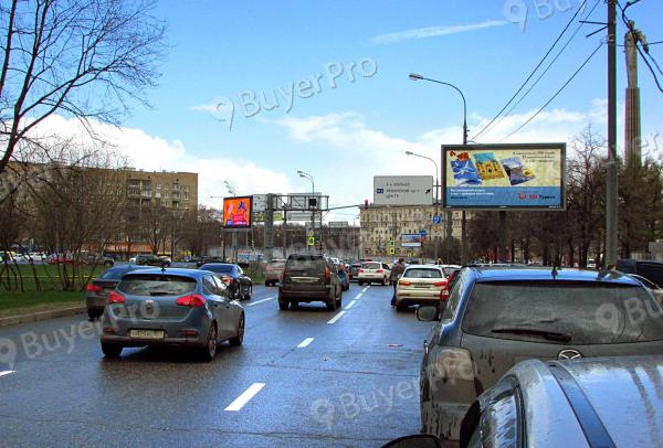 Рекламная конструкция 60-летия Октября проспект, выезд на Ленинский проспект (Фото)