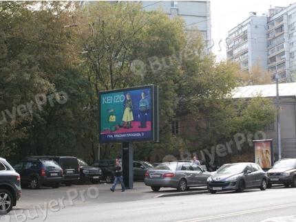 Рекламная конструкция Старая Басманная ул. д.13, поз.2 (Фото)