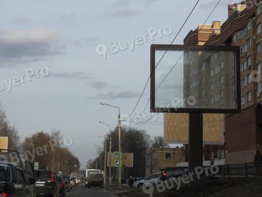 Рекламная конструкция Можайск, ул. Мира, д.8 (конец дома) (Фото)
