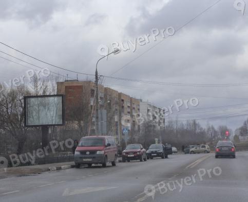 Рекламная конструкция Можайск, ул. 20 Января, напротив Сбербанка (Фото)