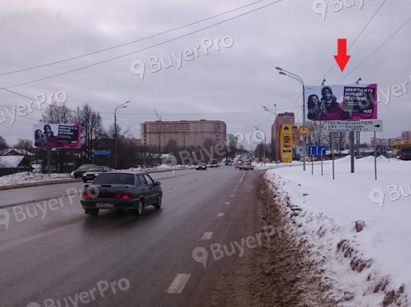 Рекламная конструкция Сергиев Посад, Ярославское шоссе, напротив д.52, слева (АЗС РосНефть) (Фото)