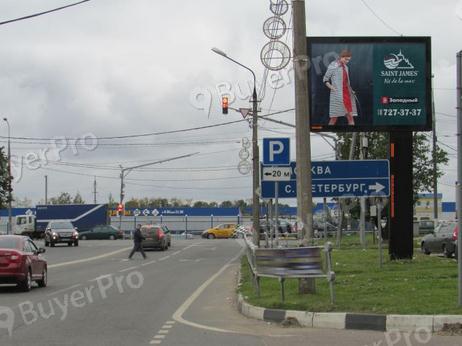 Рекламная конструкция г. Солнечногорск, ул. Ухова, д.14 (Фото)