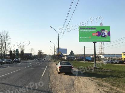 Рекламная конструкция г. Клин, Ленинградское шоссе, 89км + 280м, справа (Фото)