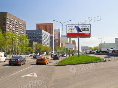 Рекламная конструкция Боровское ш., д. 11, до Х с ул. 50-летия Октября (Фото)