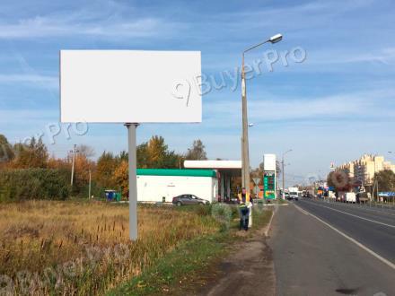 Рекламная конструкция г. Подольск, а/д Старосимферопольское шоссе, 50 км + 400 м, справа (Фото)