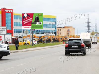 Рекламная конструкция г. Химки, Коммунальный проезд, 30 м до поворота на Транспортный проезд, №CB93B (Фото)