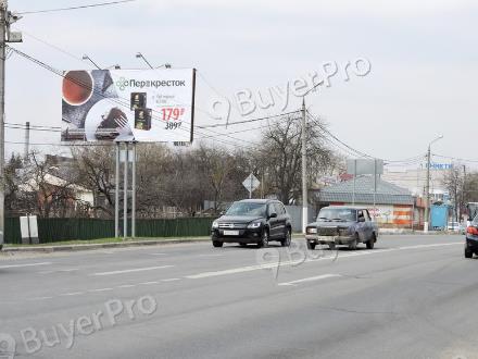 Рекламная конструкция г. Коломна ул. Октябрьской революции, напротив д.429а (Мособлкино), правая сторона (только ВИНИЛ) с подсветом (Фото)