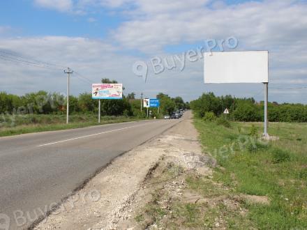 Рекламная конструкция г. Люберцы Лыткаринское ш., 1 км 720 м (левая)  без подсвета (Фото)