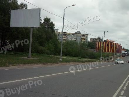 Рекламная конструкция г. Наро-Фоминск Кубинское шоссе, у д.87 (ул.Шибанково) без подсвета (Фото)