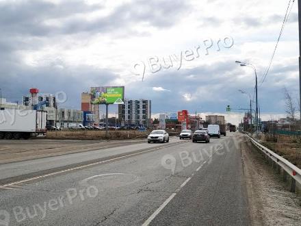 Рекламная конструкция г. Электросталь, Ногинское шоссе, 200м после пересечения с ул. Северная (Фото)