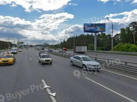 Рекламная конструкция Новорижское шоссе, 18км + 950м, слева (1км + 950м до пересечения с МКАД) (Фото)