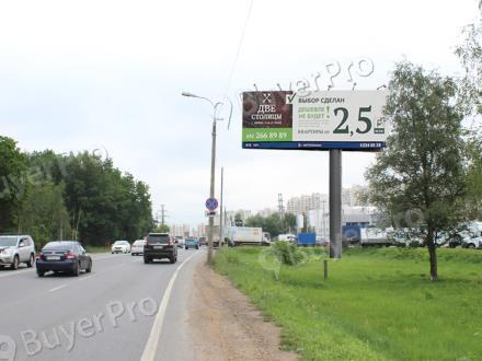 Рекламная конструкция Пятницкое ш. , 56.580 км. (4.500 км. от МКАД), слева (Фото)