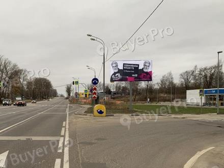 Рекламная конструкция г. Клин, Ленинградское шоссе, 88км + 850м, справа (Фото)