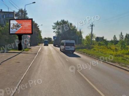 Рекламная конструкция г. Химки, мкр. Сходня, Новосходненское шоссе, после пересечения с ул. Тюкова (Фото)
