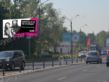 Рекламная конструкция г. Фрязино, проспект Мира д. 5, напротив, №988B (Фото)