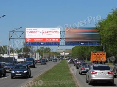Рекламная конструкция Витебский пр-т / Бассейная ул. 240м (в центр, левый)  (Фото)